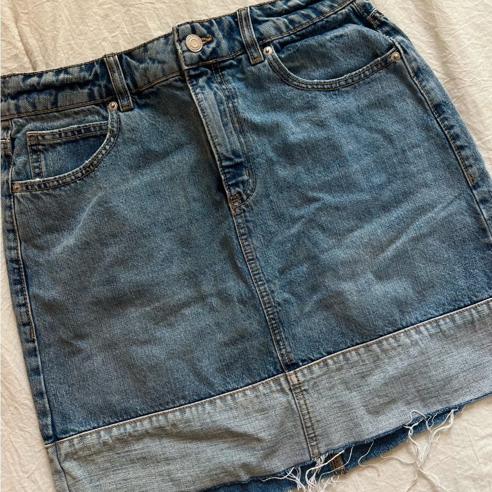Dynamite Denim Mini Skirt